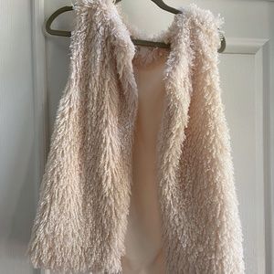 Cream polar bear vest